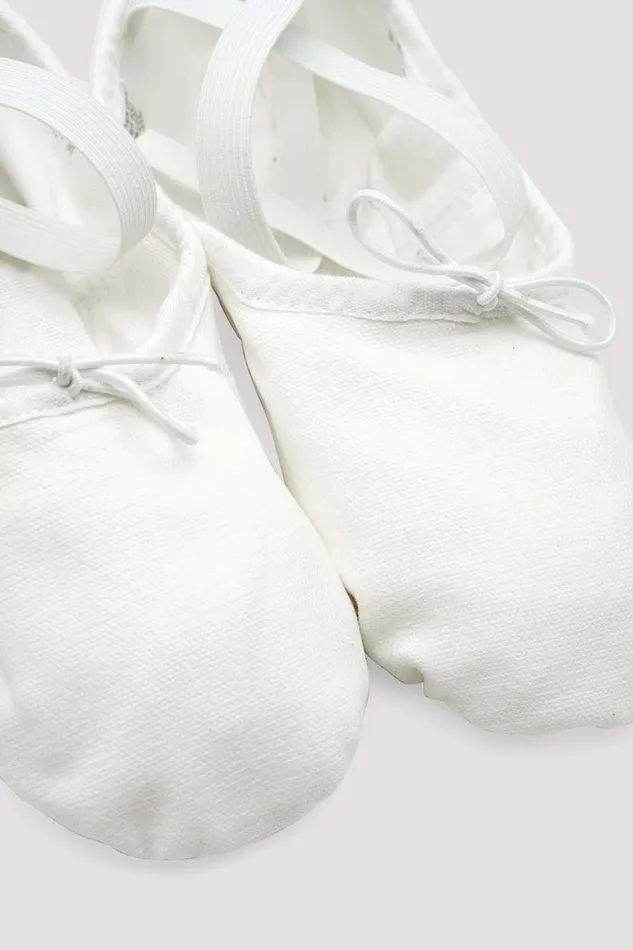 Ballet Mens Pump Canvas Ballet Shoes White Canvas Bloch Adult