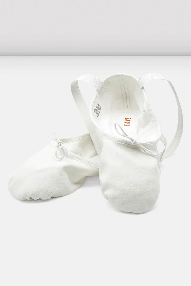 Ballet Mens Pump Canvas Ballet Shoes White Canvas Bloch Adult