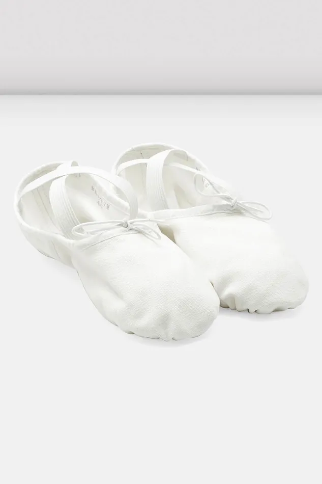 Ballet Mens Pump Canvas Ballet Shoes White Canvas Bloch Adult