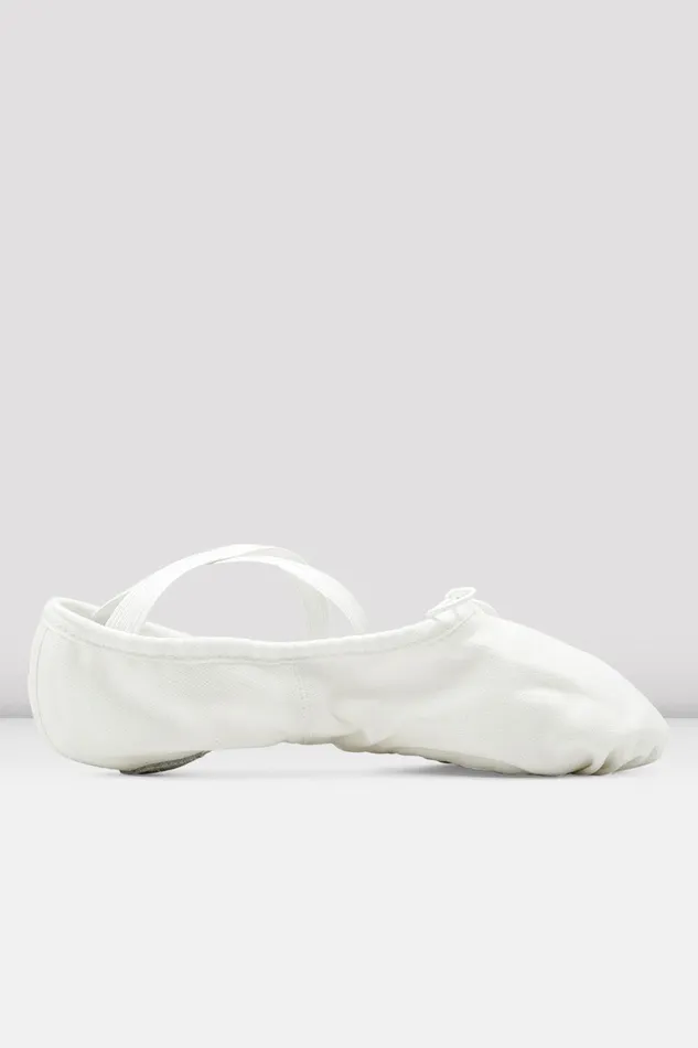 Ballet Mens Pump Canvas Ballet Shoes White Canvas Bloch Adult