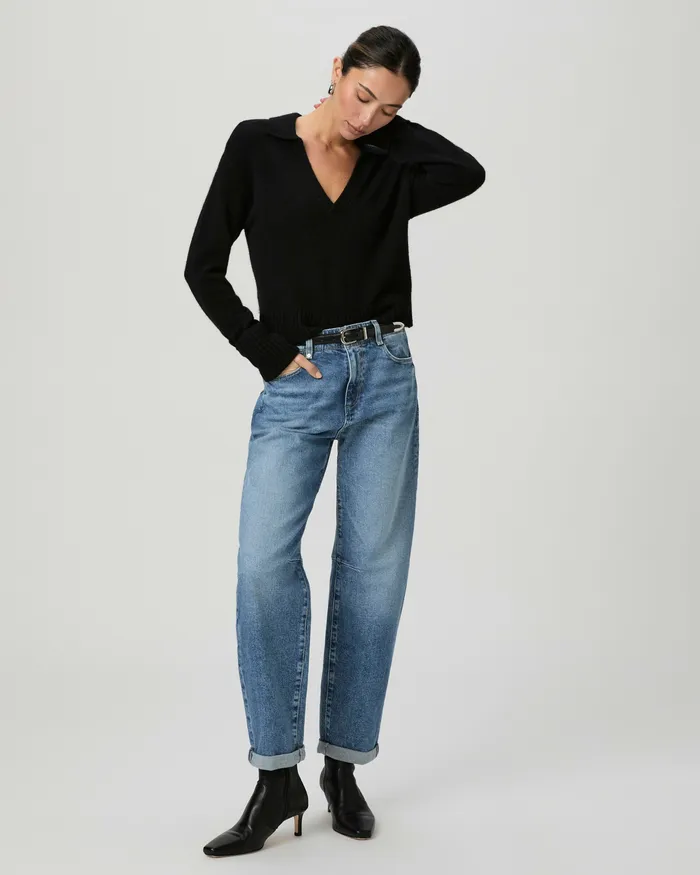 Barrel Leg PAIGE Women Alexis Barrel Leg Jean 8211 Ryland