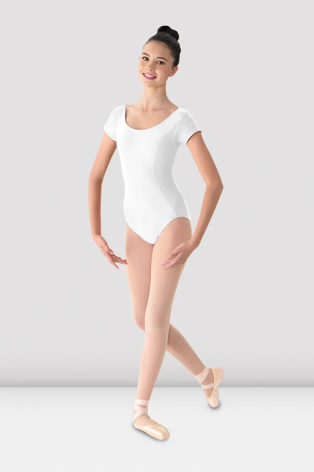 Basics Bloch Adult Ladies Mirella Cap Sleeve Princess Seam Leotard White