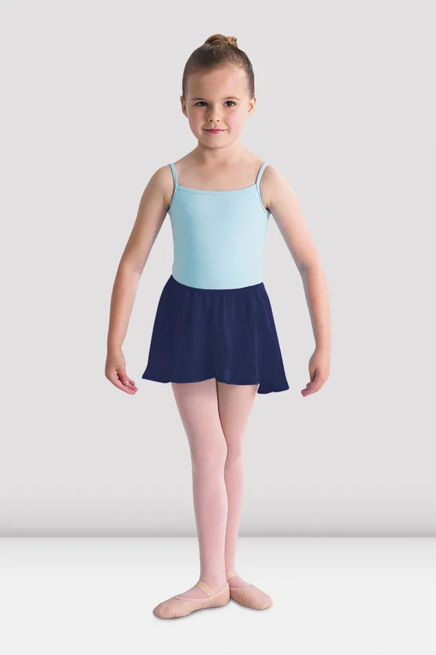 Basics Girls Barre Stretch Waist Ballet Skirt Navy Bloch Children