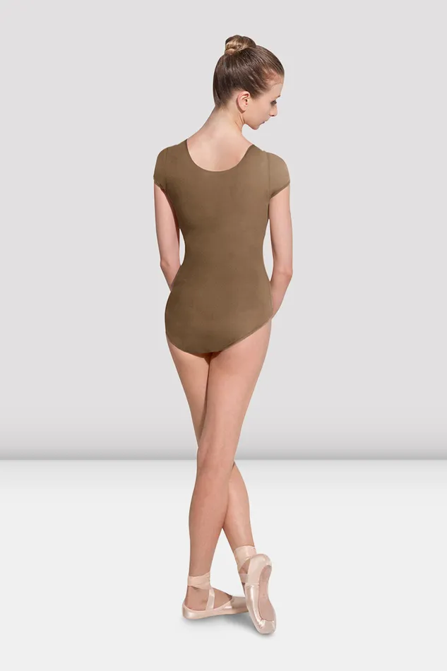 Basics Ladies Betri Cap Sleeve Leotard Almond 8211 Bloch Adult