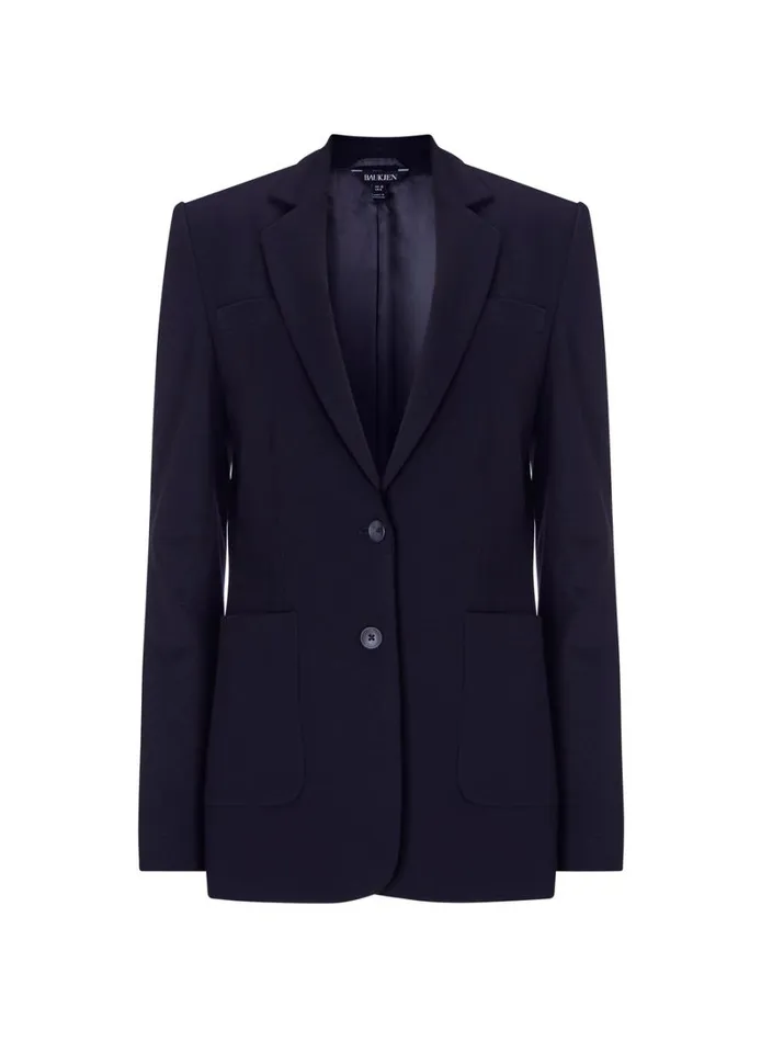 Baukjen Alanis Ponte Blazer Classic Navy Clothing