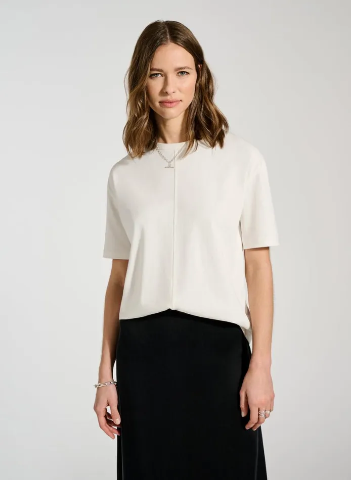 Baukjen BaukjenEssentialsCottonElevated Tee Pure White Clothing