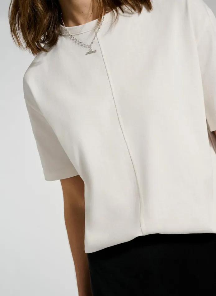 Baukjen BaukjenEssentialsCottonElevated Tee Pure White Clothing