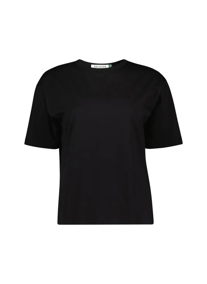 Baukjen BronteRegenerativeCottonTee Caviar Black Clothing