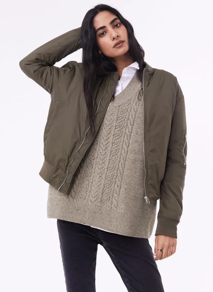 Baukjen Ellen Recycled Knitted Vest Natural Clothing