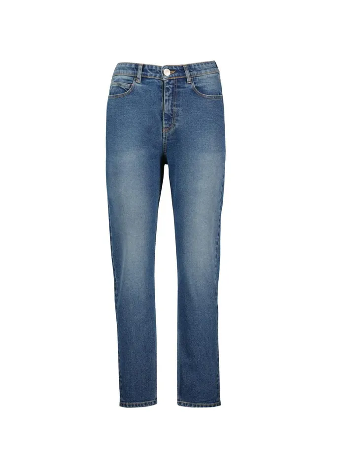 Baukjen Organic Stretch Cotton Crop Straight LegJeans Vintage Wash Clothing