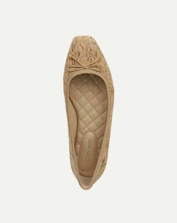 Beatrix Cork Ballet Flat Natural Women Veronica Beard Shoes
