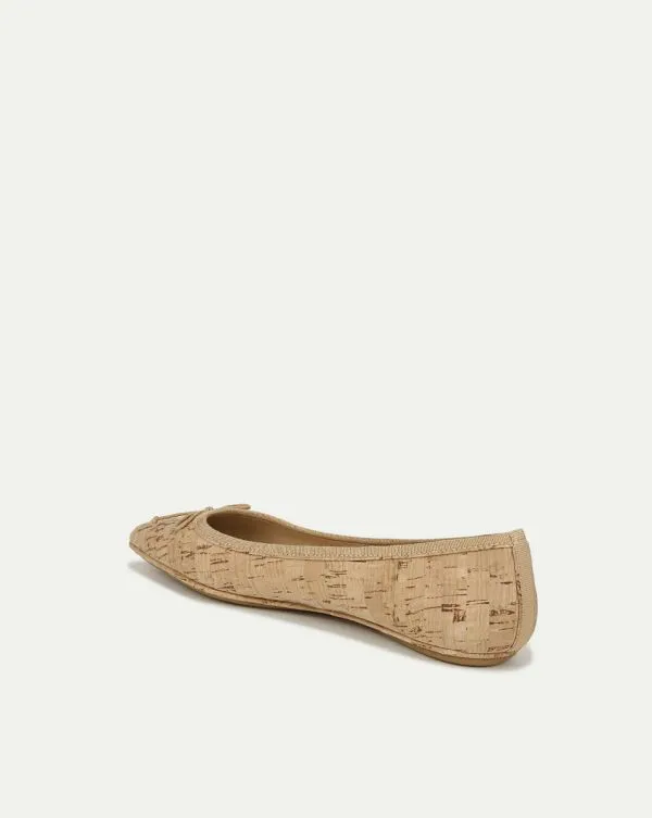 Beatrix Cork Ballet Flat Natural Women Veronica Beard Shoes