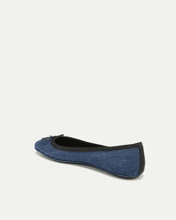 Beatrix Denim Ballet Flat Blue Women Veronica Beard Shoes Beatrix Denim Ballet Flat Blue Women Veronica Beard Shoes