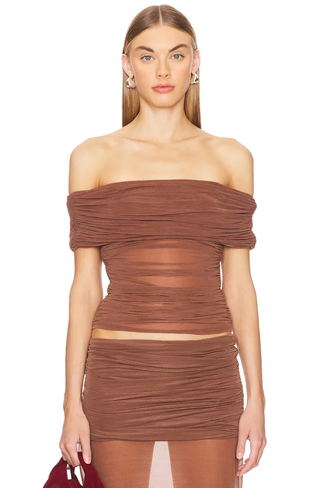 Bella Top Brown Women Lovers and Friends Tops