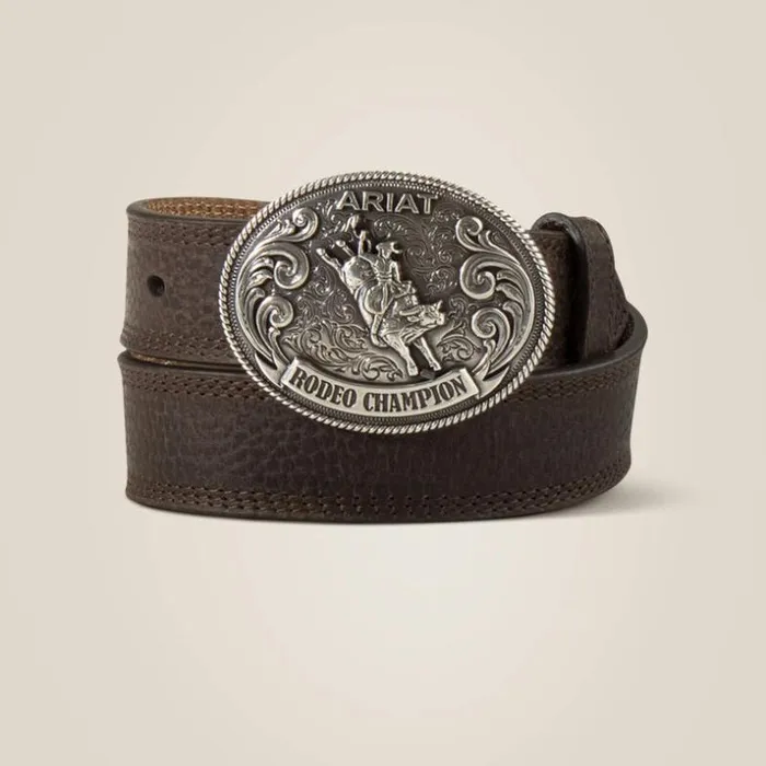 Belts Kids Ariat Rodeo Champ Buckle Belt Brown