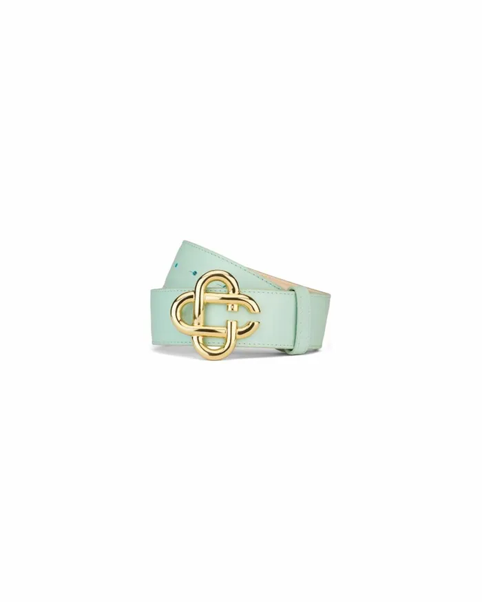 Belts MenWomen Casablanca Paris Mint Leather Belt Small