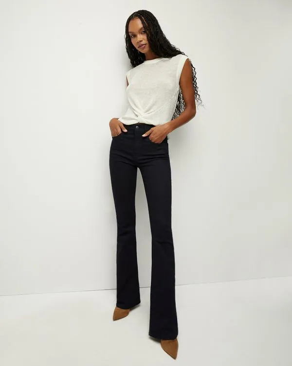 Beverly SkinnyFlare Jean Extended Indigo Women Veronica Beard Jeans