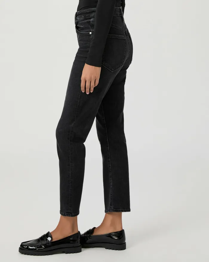 Billy Crop Straight Jean 8211 Solar Black Straight PAIGE Women Billy Crop Straight Jean 8211 Solar Black Straight PAIGE Women