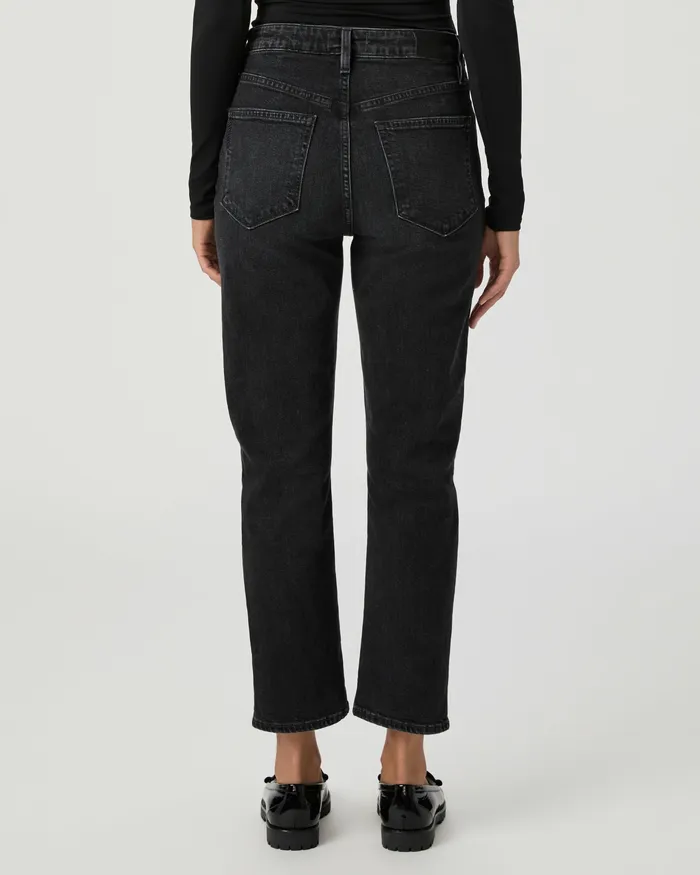 Billy Crop Straight Jean 8211 Solar Black Straight PAIGE Women Billy Crop Straight Jean 8211 Solar Black Straight PAIGE Women