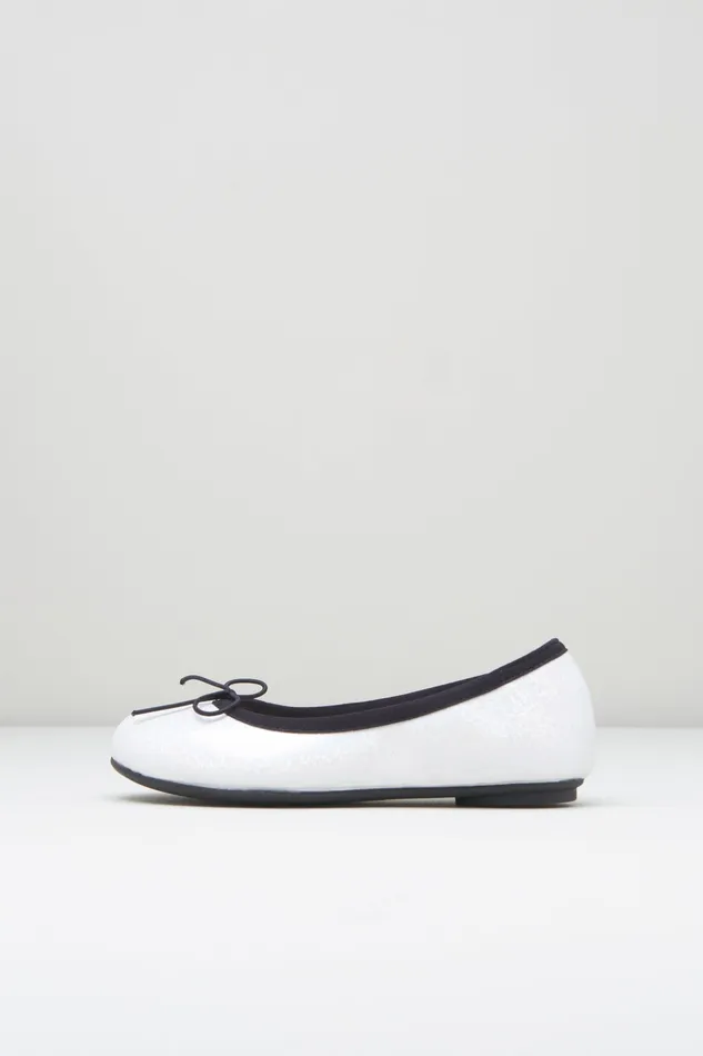 Bloch Ballet Flats Children Girls Elara Ballet Flats Iridescent White