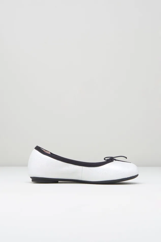 Bloch Ballet Flats Children Girls Elara Ballet Flats Iridescent White