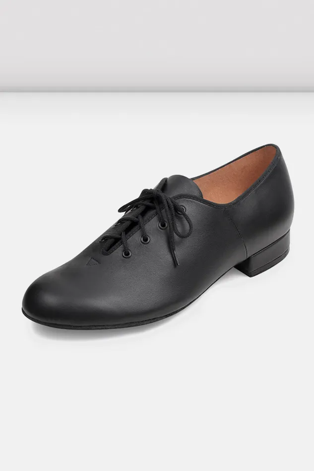 Bloch Character Adult Mens Jazz Oxford Character Shoes With Suede Sole Black Leather Bloch Character Adult Mens Jazz Oxford Character Shoes With Suede Sole Black Leather