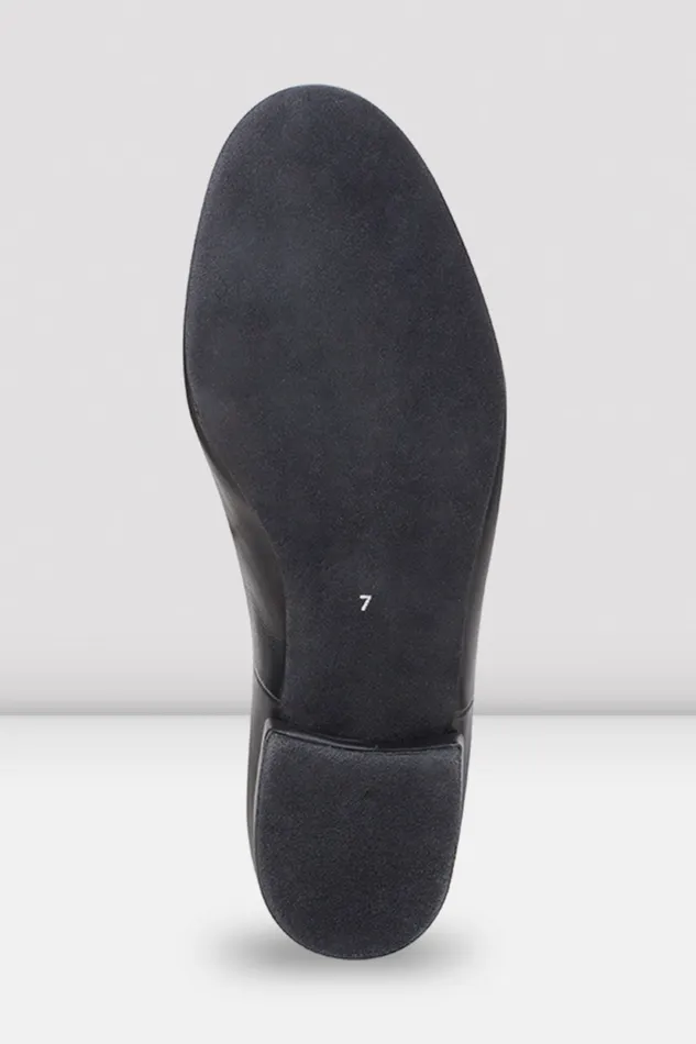Bloch Character Adult Mens Jazz Oxford Character Shoes With Suede Sole Black Leather Bloch Character Adult Mens Jazz Oxford Character Shoes With Suede Sole Black Leather