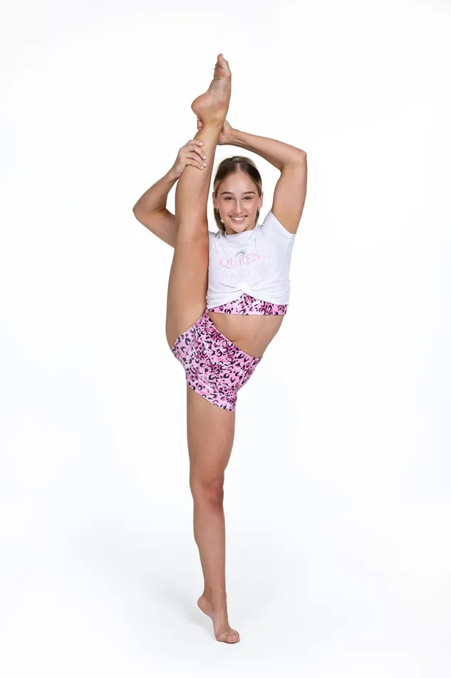 Bloch Crop Tops Children Bloch X Flo Active Twist Front Tee White