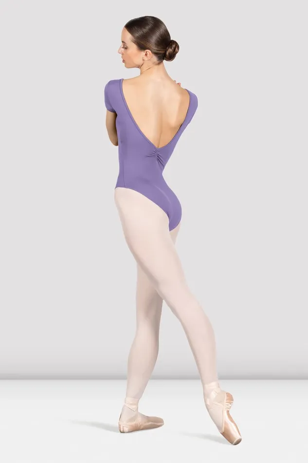 Bloch Ladies Penny Cap Sleeve Leotard Lavender Adult Basics