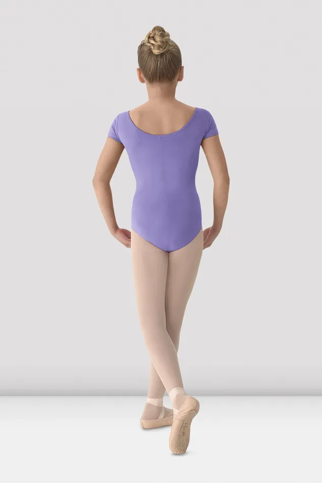 Bloch Leotards Children Girls Mirella Classic Short Sleeve Leotard Lilac Bloch Leotards Children Girls Mirella Classic Short Sleeve Leotard Lilac