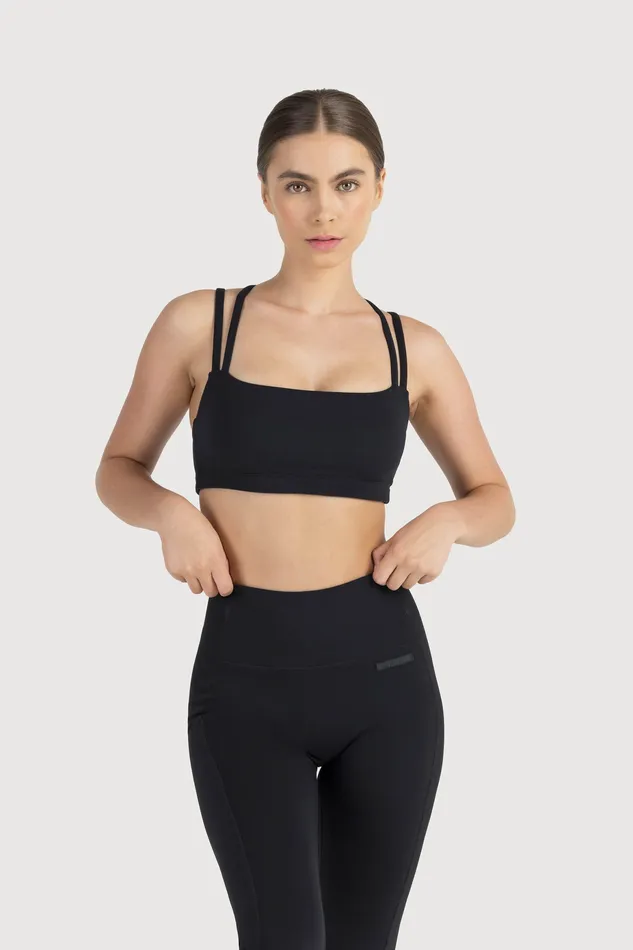 Bloch Technique Bandeau Bra Graphite Adult Tops Bloch