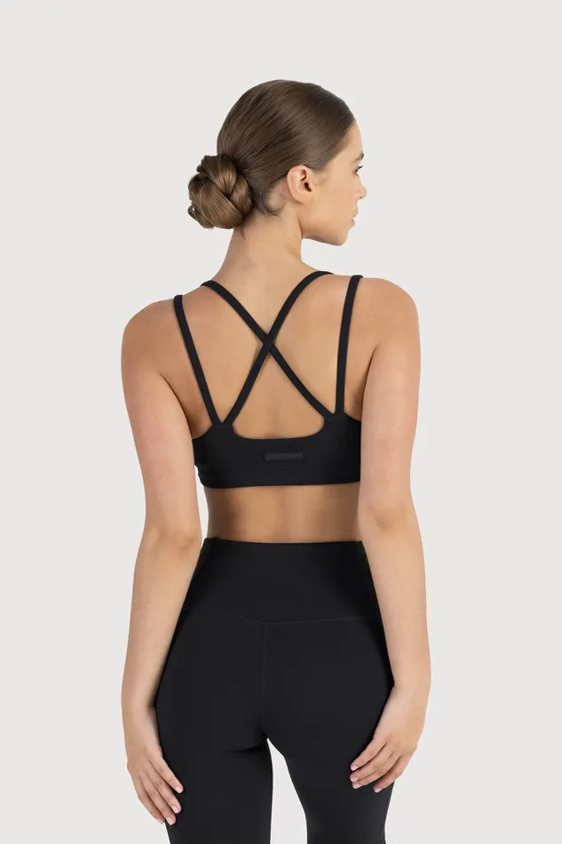 Bloch Technique Bandeau Bra Graphite Adult Tops Bloch Bloch Technique Bandeau Bra Graphite Adult Tops Bloch