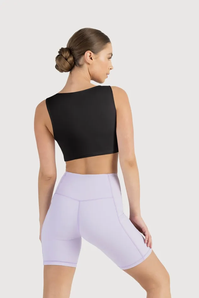 Bloch Technique High Neck Crop Graphite Adult Tops Bloch Bloch Technique High Neck Crop Graphite Adult Tops Bloch