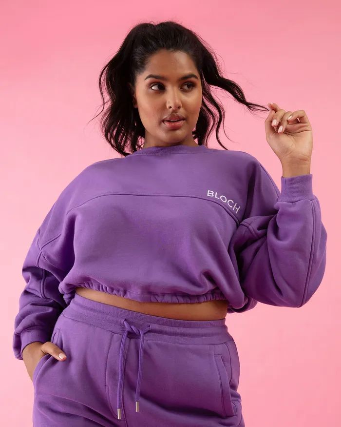 Bloch Tops Adult Bloch Play Terry Seam Sweat Shock