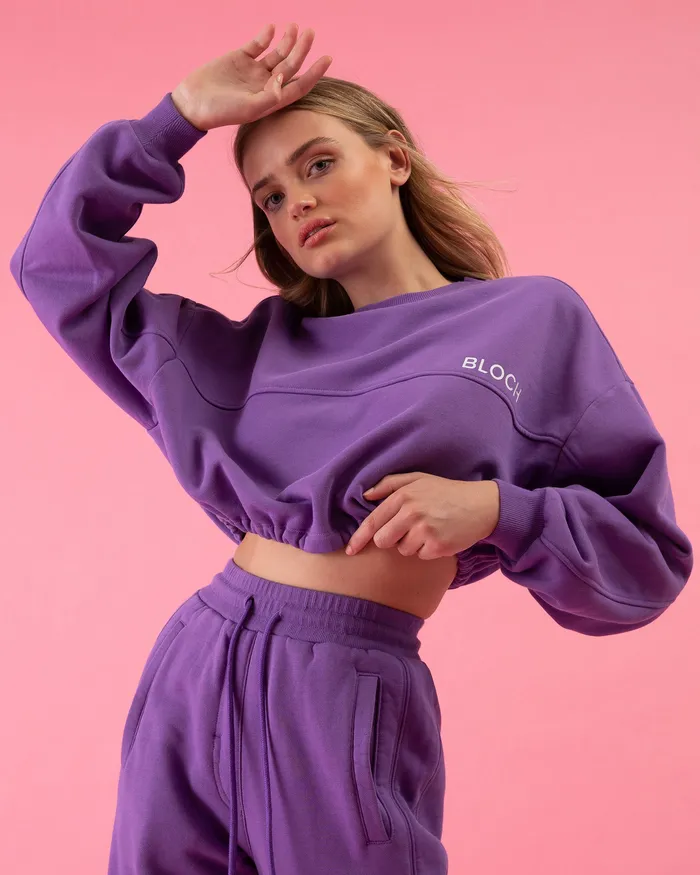 Bloch Tops Adult Bloch Play Terry Seam Sweat Shock