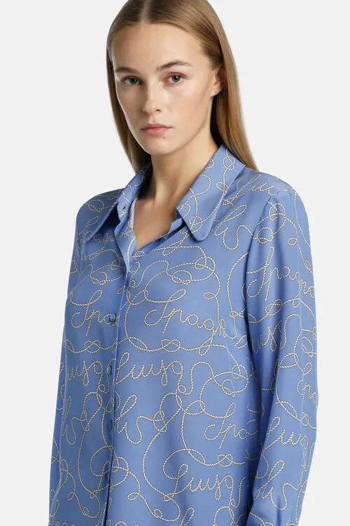 Blouses and Shirts Luisa Spagnoli Women Balestra Balestra Blue Blouses and Shirts Luisa Spagnoli Women Balestra Balestra Blue