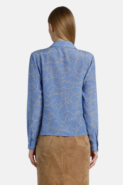 Blouses and Shirts Luisa Spagnoli Women Balestra Balestra Blue Blouses and Shirts Luisa Spagnoli Women Balestra Balestra Blue