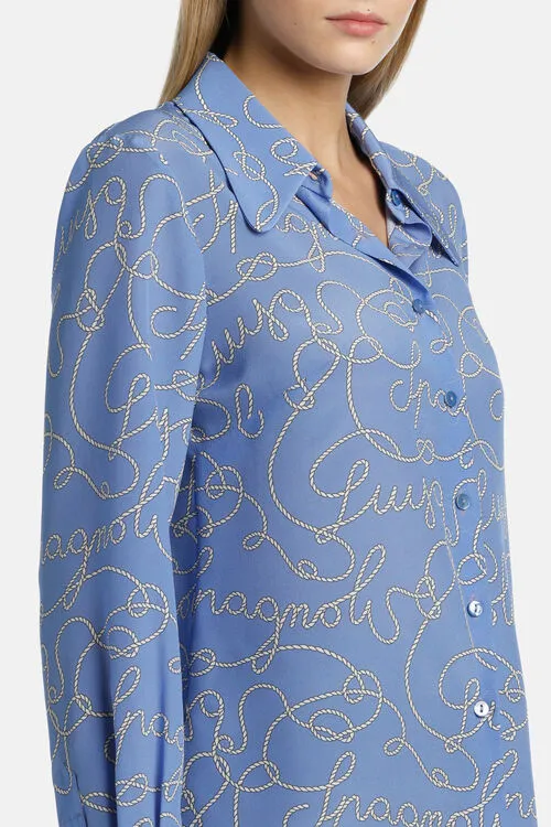 Blouses and Shirts Luisa Spagnoli Women Balestra Balestra Blue Blouses and Shirts Luisa Spagnoli Women Balestra Balestra Blue