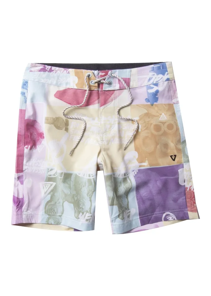 Boardshorts Youth Mudflappers 178243 Boys Boardshort Multi Vissla