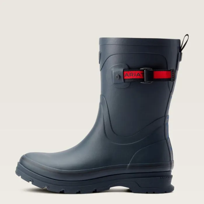 Booties Women Ariat Kelmarsh Mid Rubber Boot Navy Booties Women Ariat Kelmarsh Mid Rubber Boot Navy