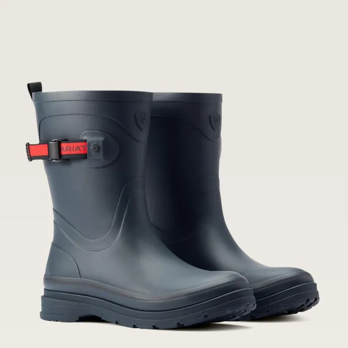 Booties Women Ariat Kelmarsh Mid Rubber Boot Navy Booties Women Ariat Kelmarsh Mid Rubber Boot Navy