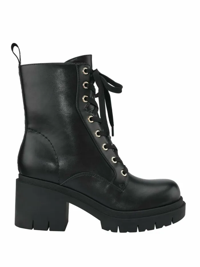 Boots and Booties GUESS Women Juel LaceUp Booties Black 001 Boots and Booties GUESS Women Juel LaceUp Booties Black 001