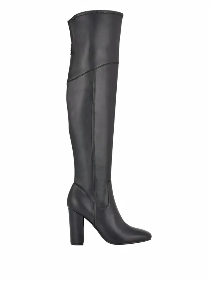 Boots and Booties GUESS Women Mireya OvertheKnee Boots Black Patent Boots and Booties GUESS Women Mireya OvertheKnee Boots Black Patent