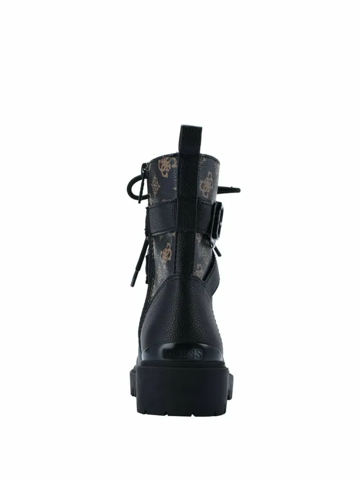 Boots and Booties GUESS Women Orana Combat Booties Dark Brown