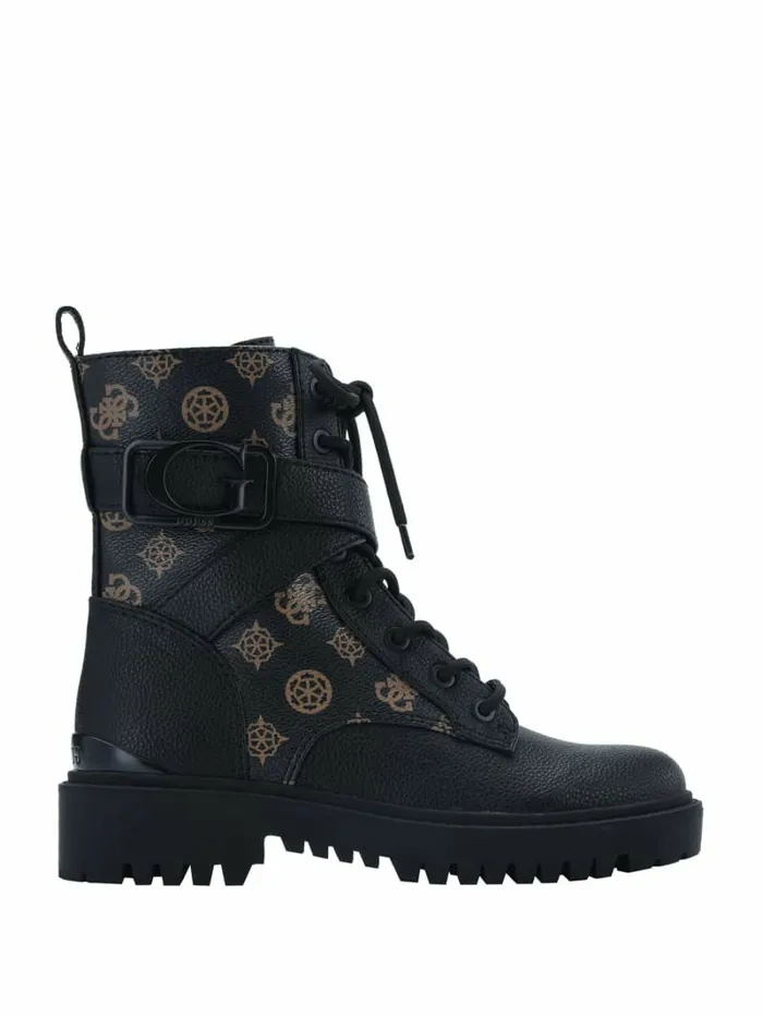 Boots and Booties GUESS Women Orana Combat Booties Dark Brown