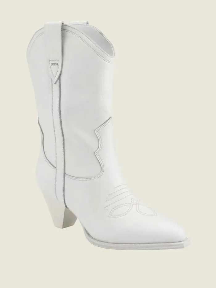 Boots and Booties Women Odilia Cowboy Boots Panna GUESS