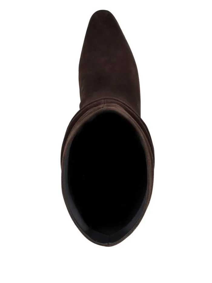 Boots and Booties Women Yeppy Suede Slouch Booties Dark Brown GUESS Boots and Booties Women Yeppy Suede Slouch Booties Dark Brown GUESS