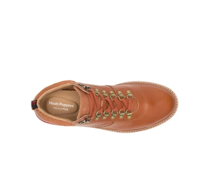 Boots Hush Puppies Men Heath Hiker Boot Cognac Leather Boots Hush Puppies Men Heath Hiker Boot Cognac Leather