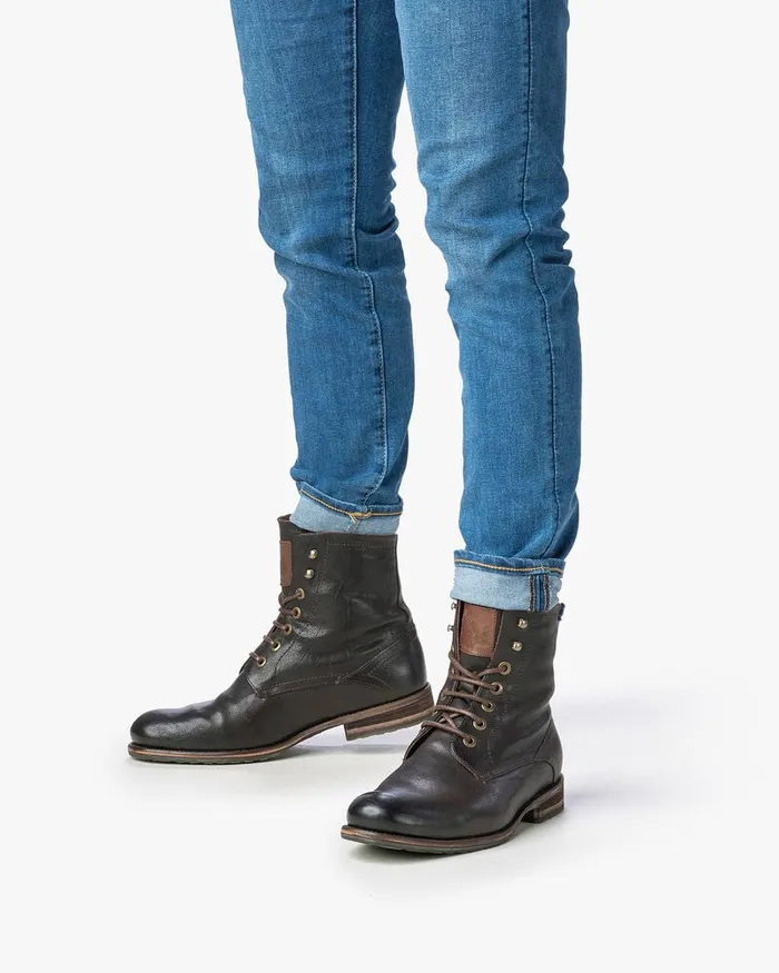 Boots Men Floris Van Bommel Ferri 0132 Leather