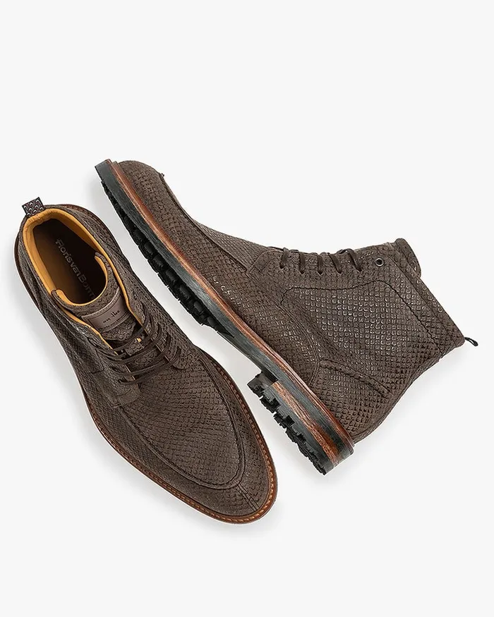Boots Men Floris Van Bommel Rocki 0815 Suede